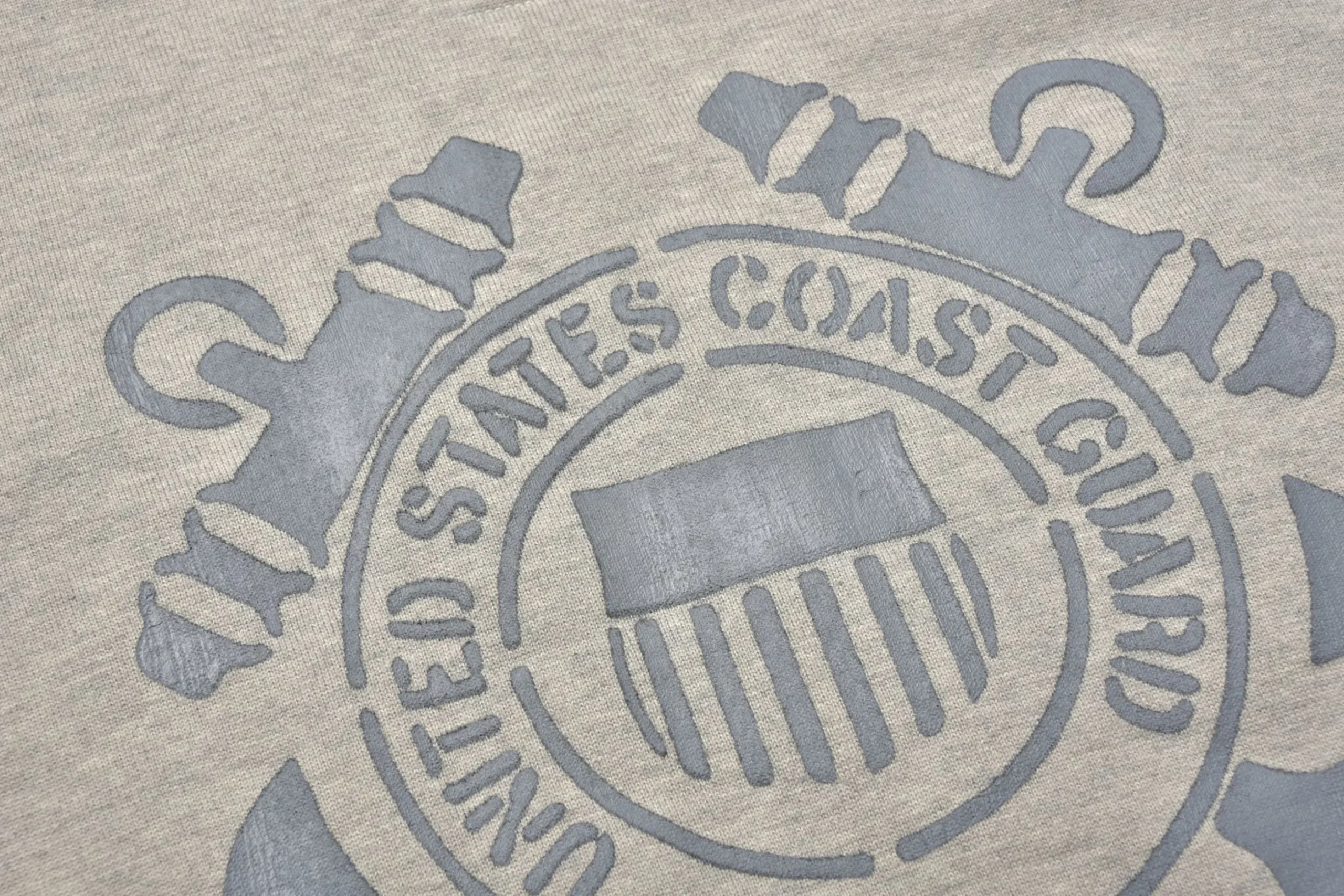 Sweatshirts-The Real McCoy's Military Print Sweatshirt / Hmc Tanker Oatmeal
