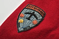 Shirts-The Real McCoy's Military Souvenir Wool Shirt / U.S. Navy Red