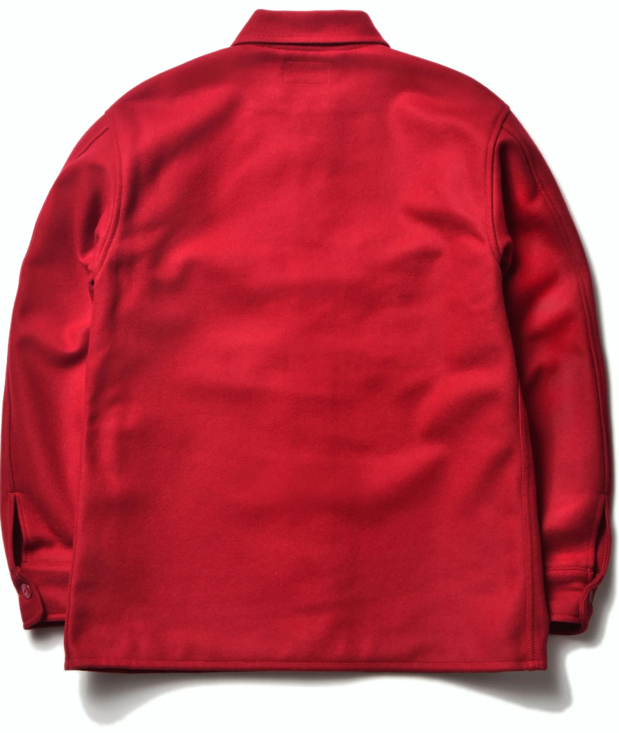 Shirts-The Real McCoy's Military Souvenir Wool Shirt Red