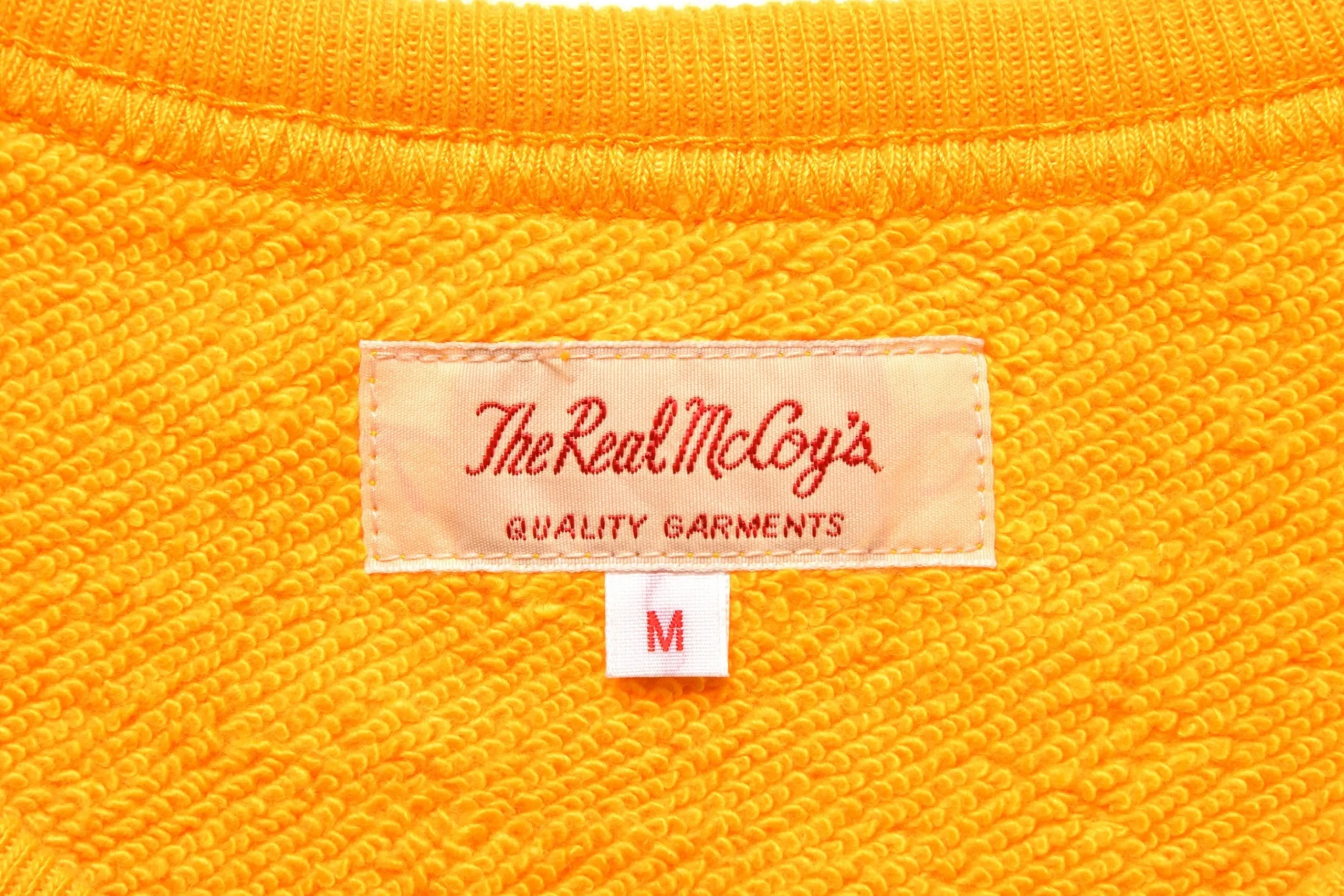 Sweatshirts-The Real McCoy's Military S/S Sweatshirt / Usmc 060 Yellow