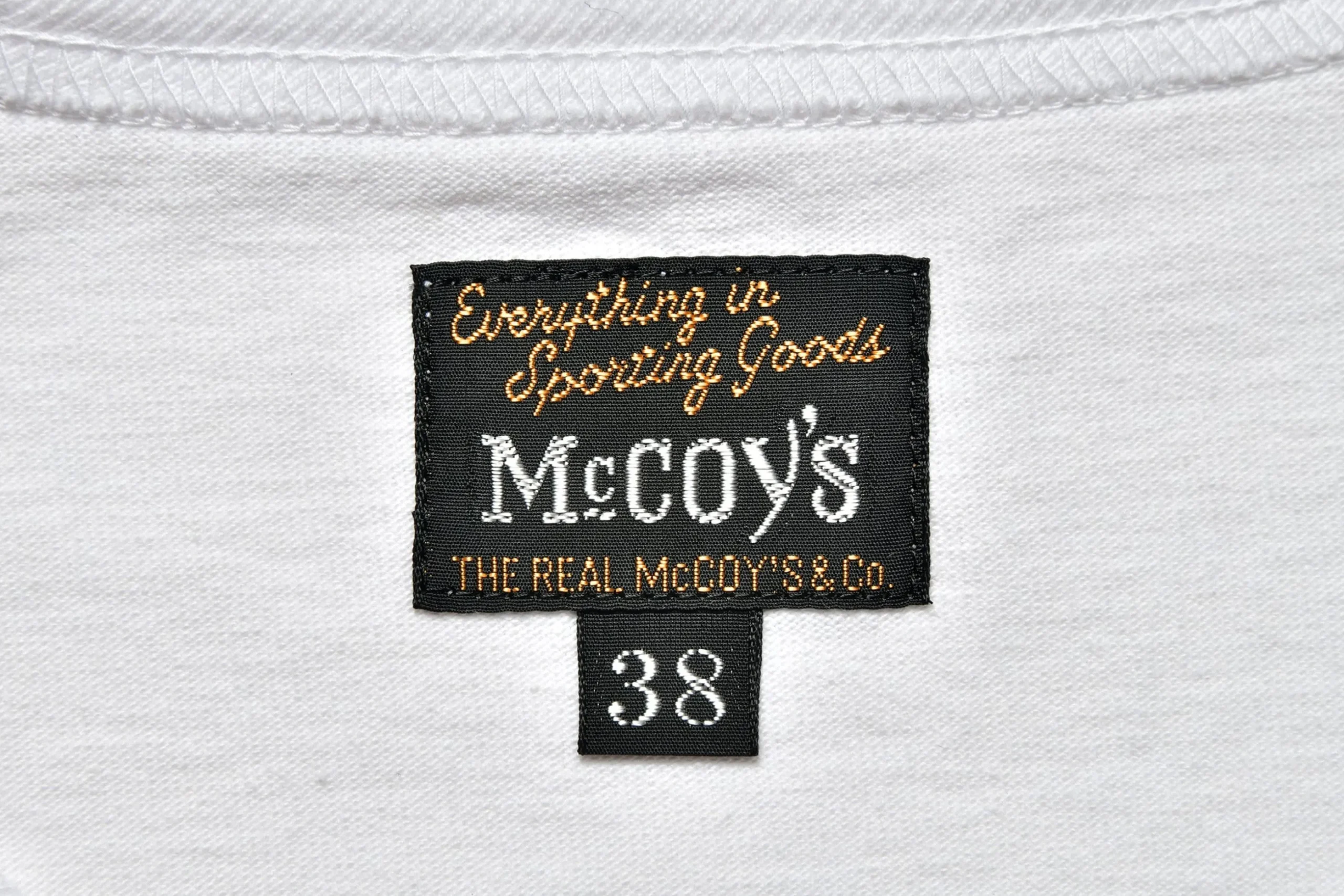 T-Shirts-The Real McCoy's Military Tee / Fort Ord 010 White