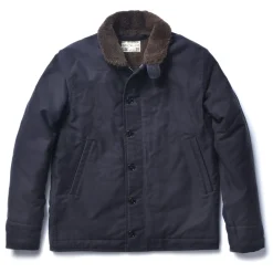 Military-The Real McCoy's N-1 Deck Jacket ( ) / Stencil Navy