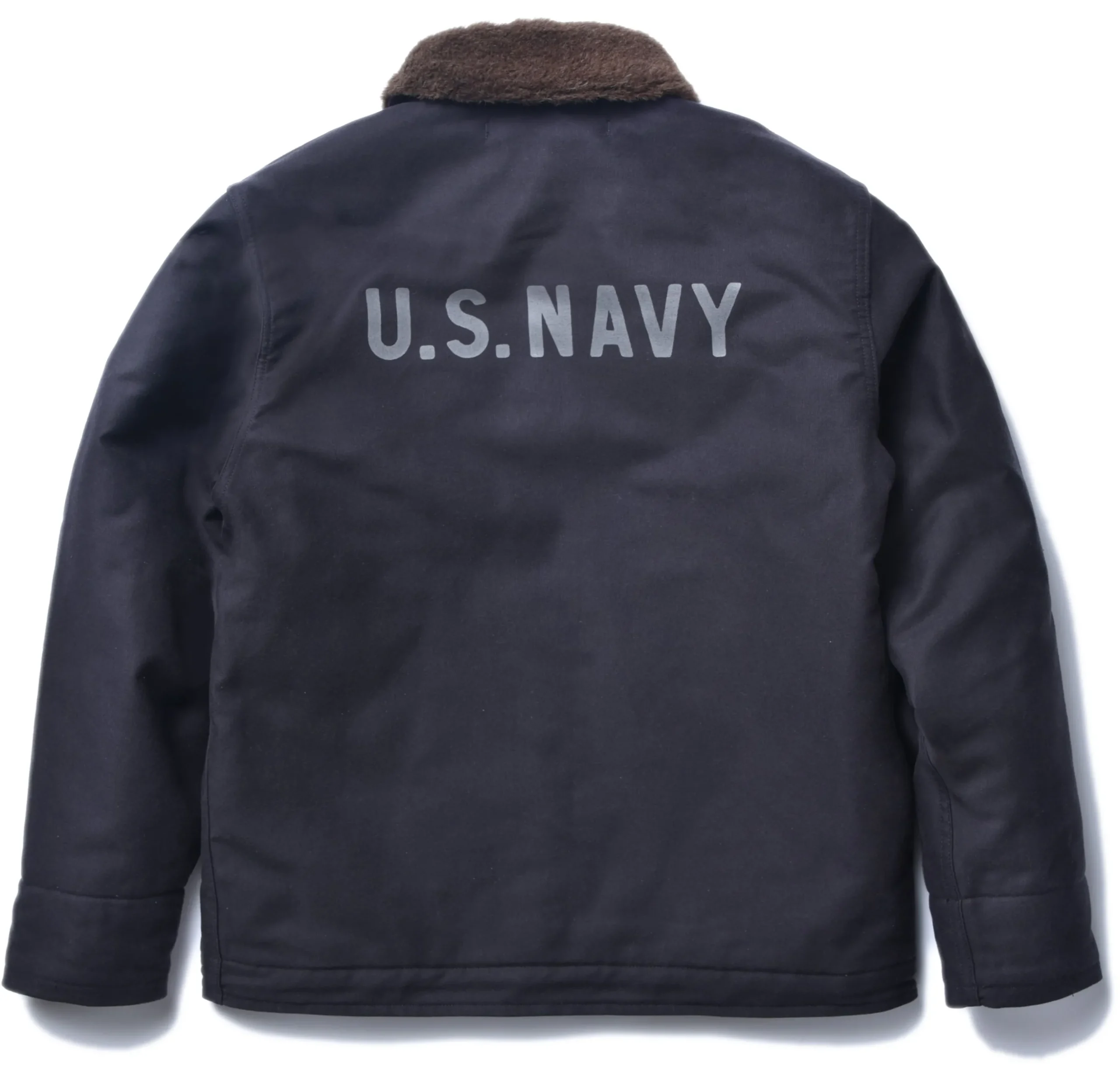 Military-The Real McCoy's N-1 Deck Jacket ( ) / Stencil Navy