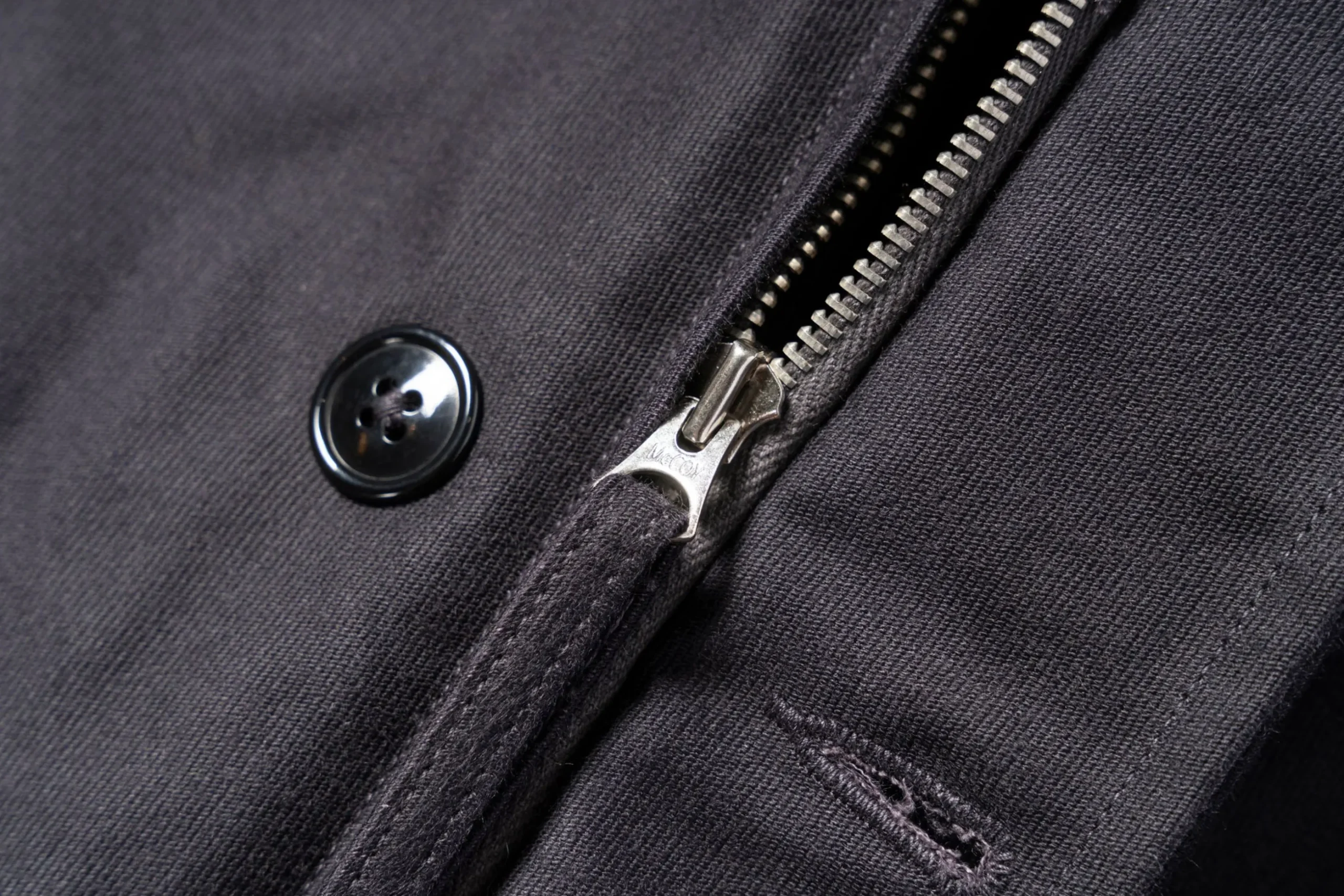 Military-The Real McCoy's N-1 Deck Jacket ( ) / Stencil Navy