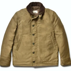 Military-The Real McCoy's N-1 Deck Jacket (Khaki) 040 Khaki