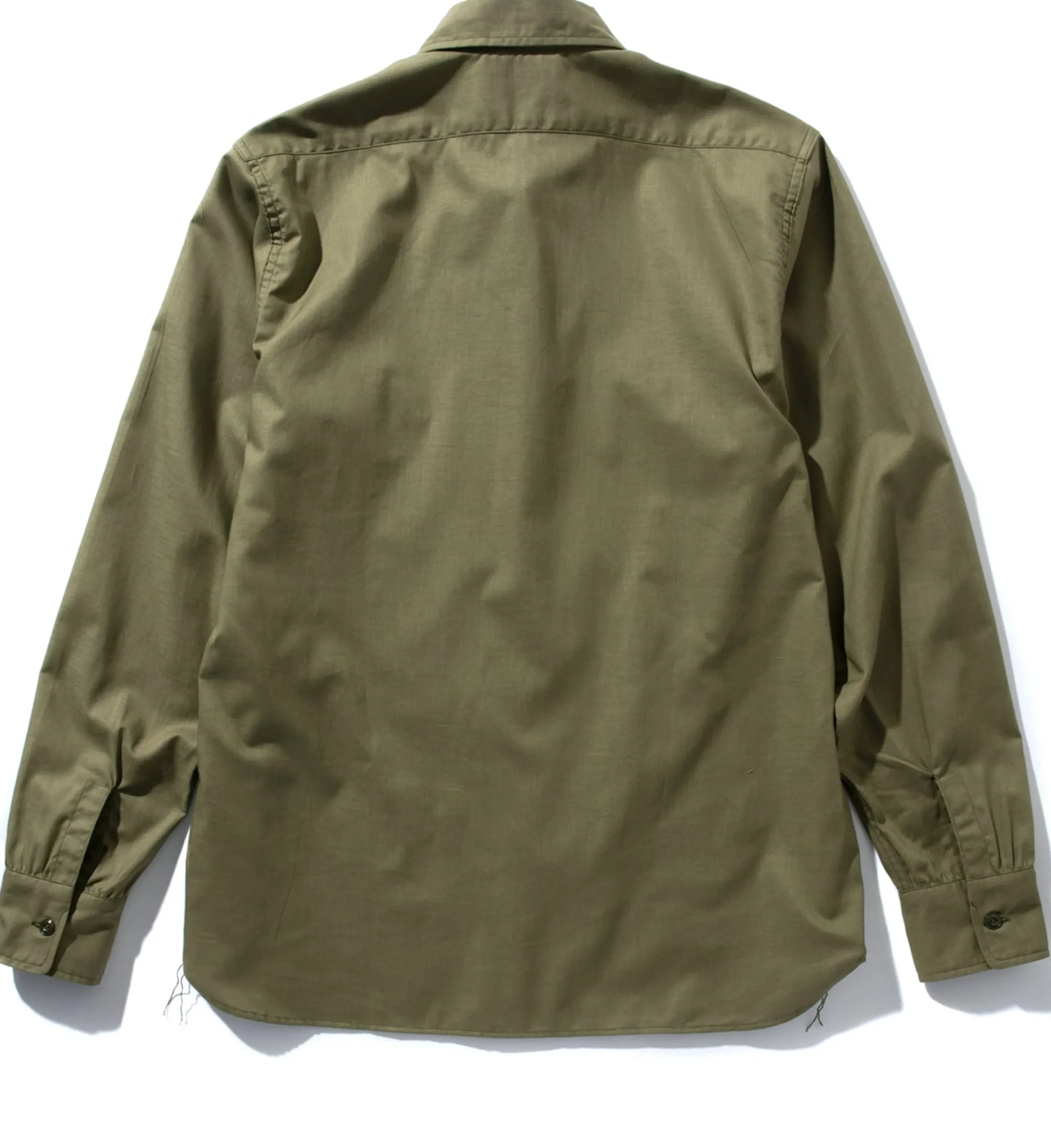 Shirts-The Real McCoy's N-3 Utility Shirt L/S (Plain) 215 Olive