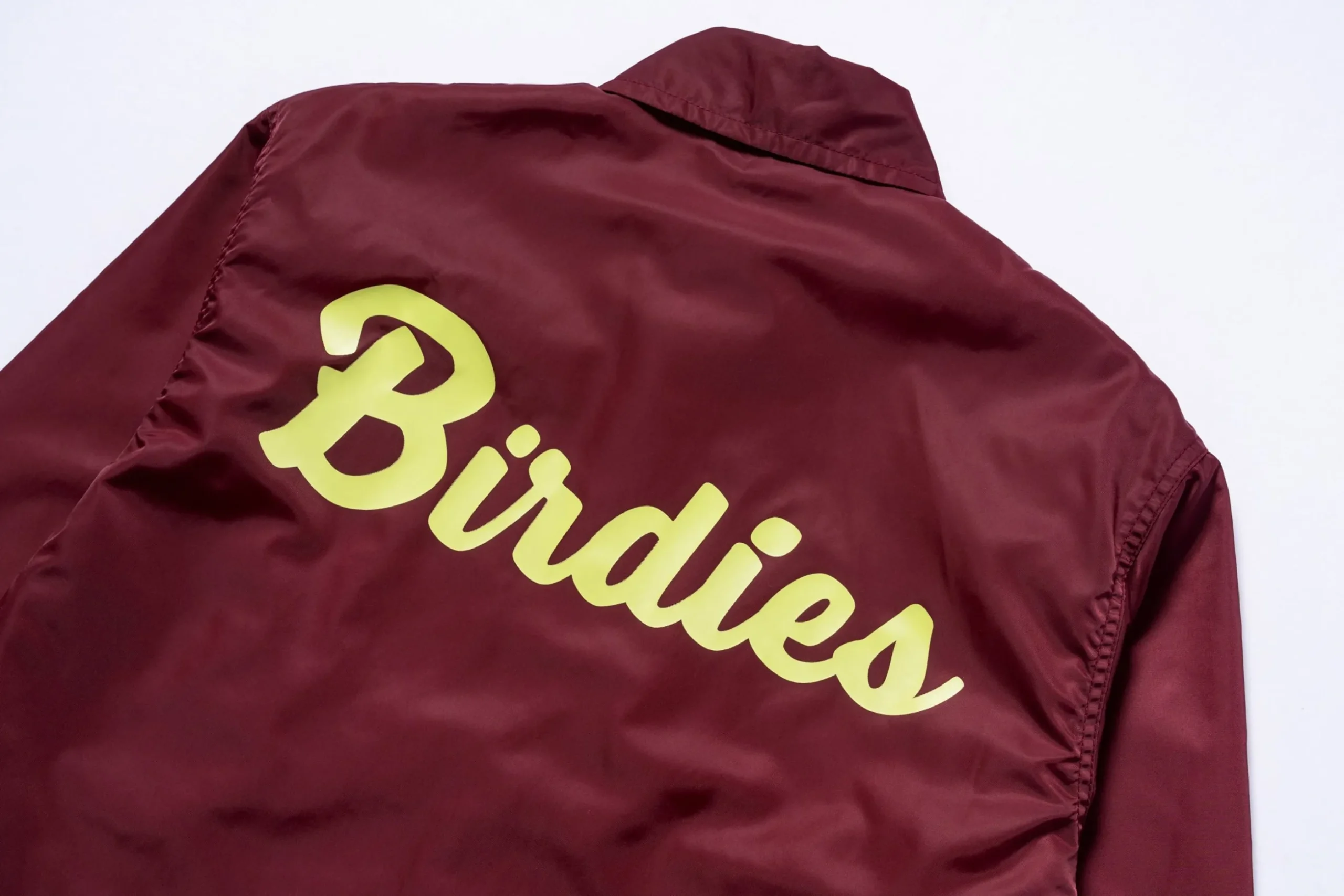 Recreation-Joe McCoy Nylon Coach Jacket / Birdies Burgundy