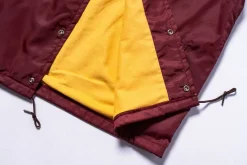 Recreation-Joe McCoy Nylon Coach Jacket / Birdies Burgundy