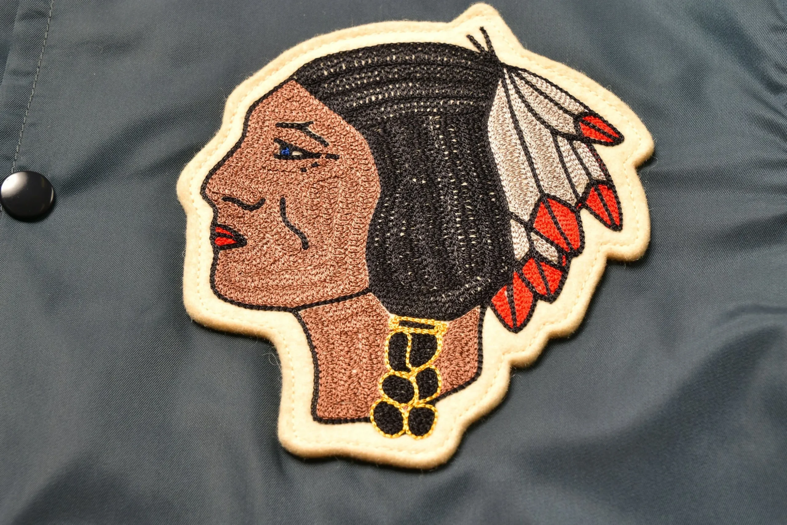 Recreation-Joe McCoy Nylon Coach Jacket / Indian 140 Navy