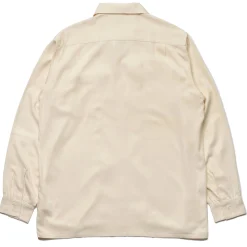 Shirts-Joe McCoy Open Collar Rayon Shirt (Ss22) 012 Ecru