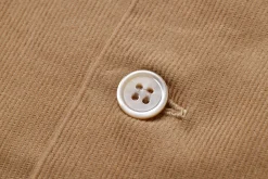 Shirts-Joe McCoy Open Collar Resort S/S Shirt / Summer Corduroy 041 Beige