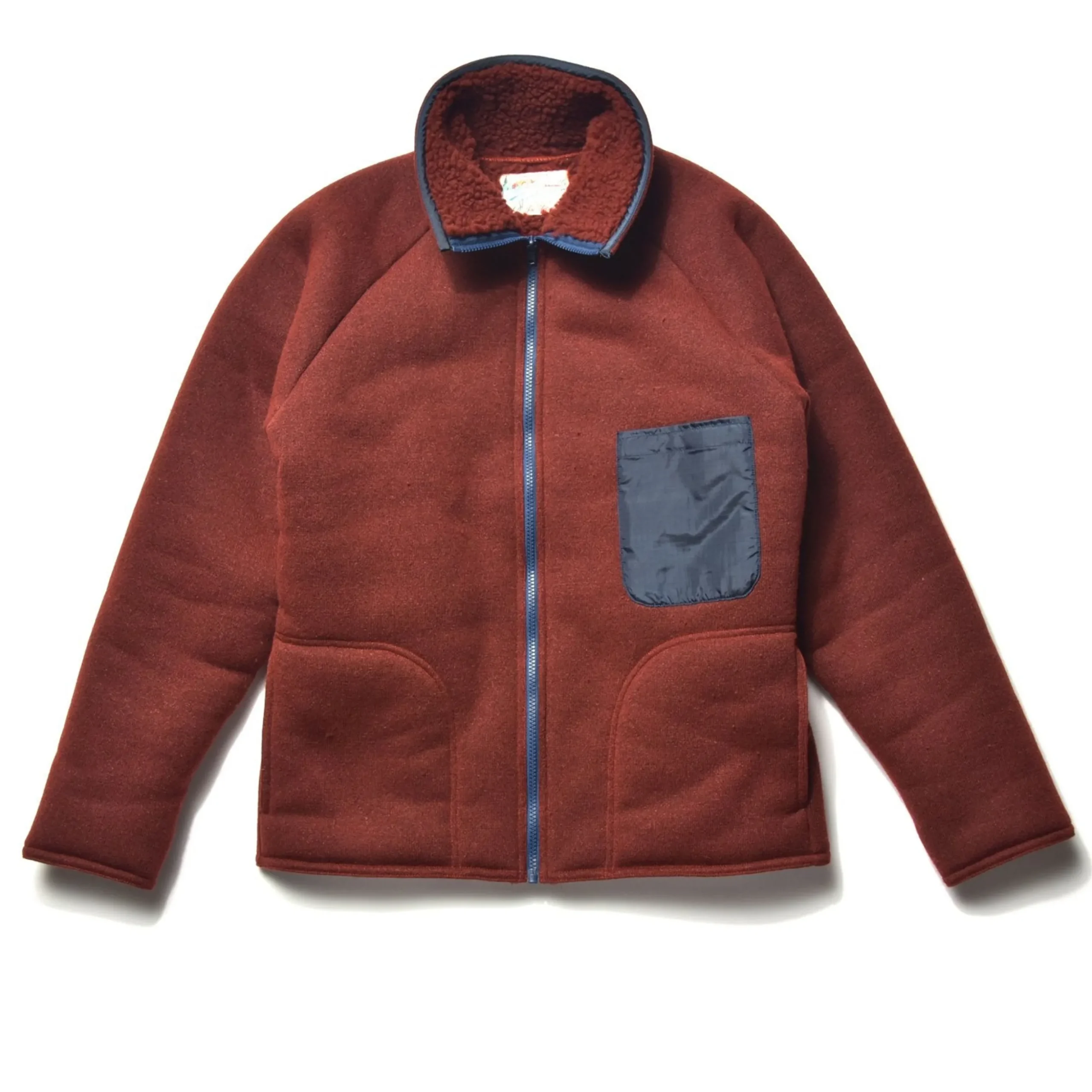 Recreation-Joe McCoy Outdoor Pile Cardigan Brick Red