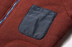 Recreation-Joe McCoy Outdoor Pile Cardigan Brick Red