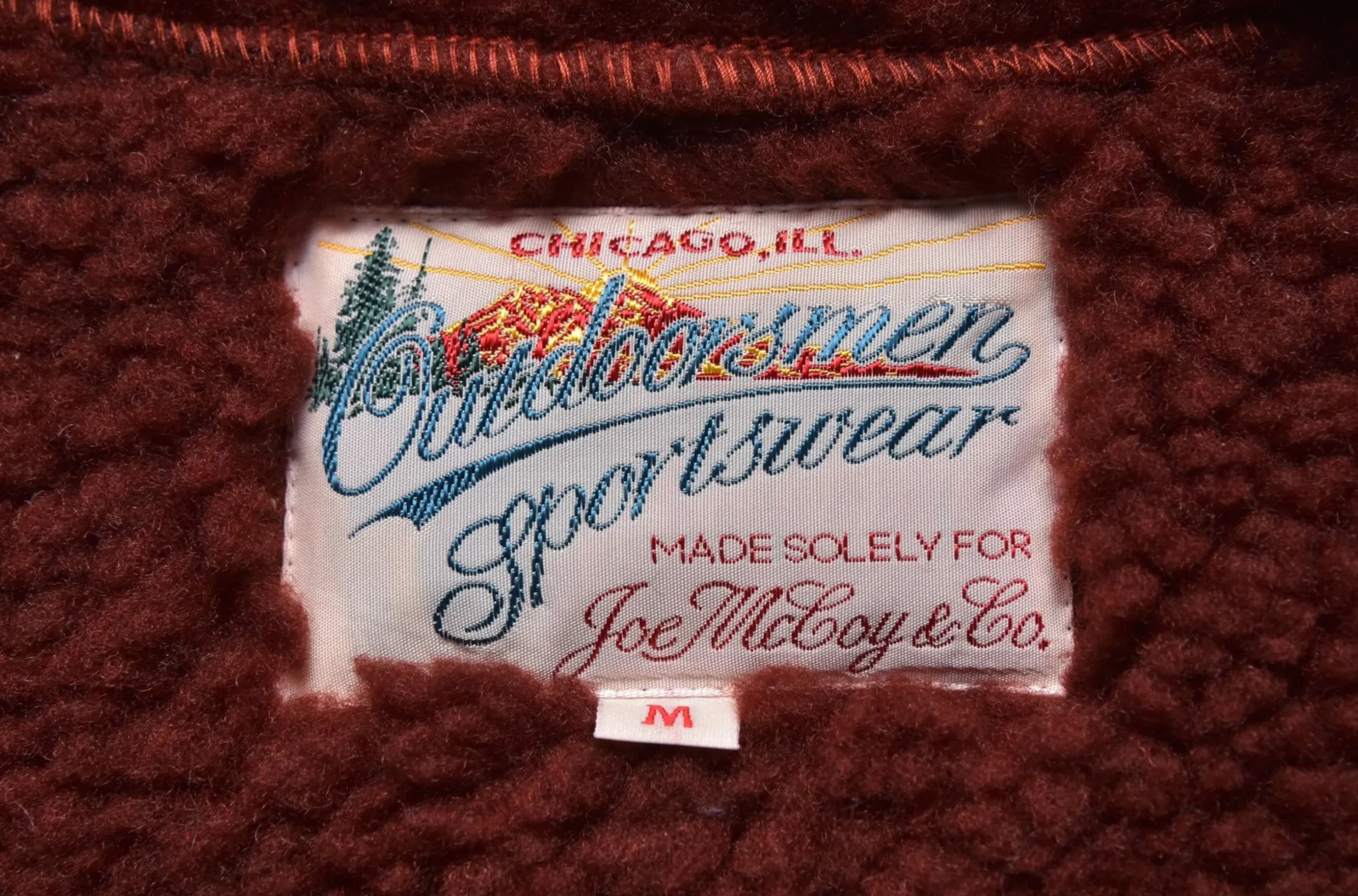 Recreation-Joe McCoy Outdoor Pile Cardigan Brick Red