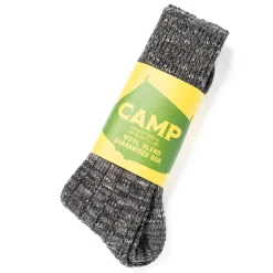 Socks-Joe McCoy Outdoor Wool Socks 'Camp' Charcoal