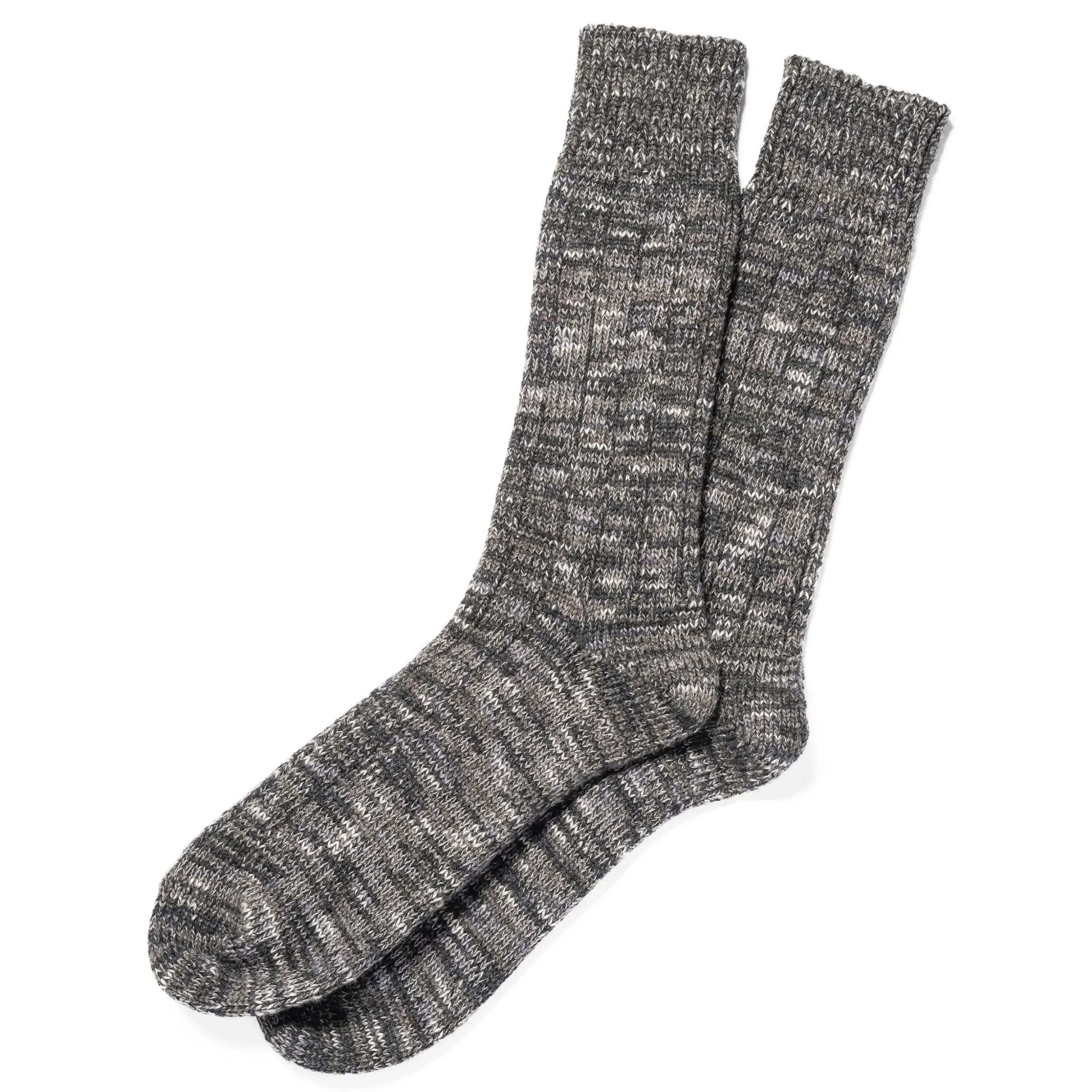 Socks-Joe McCoy Outdoor Wool Socks 'Camp' Charcoal