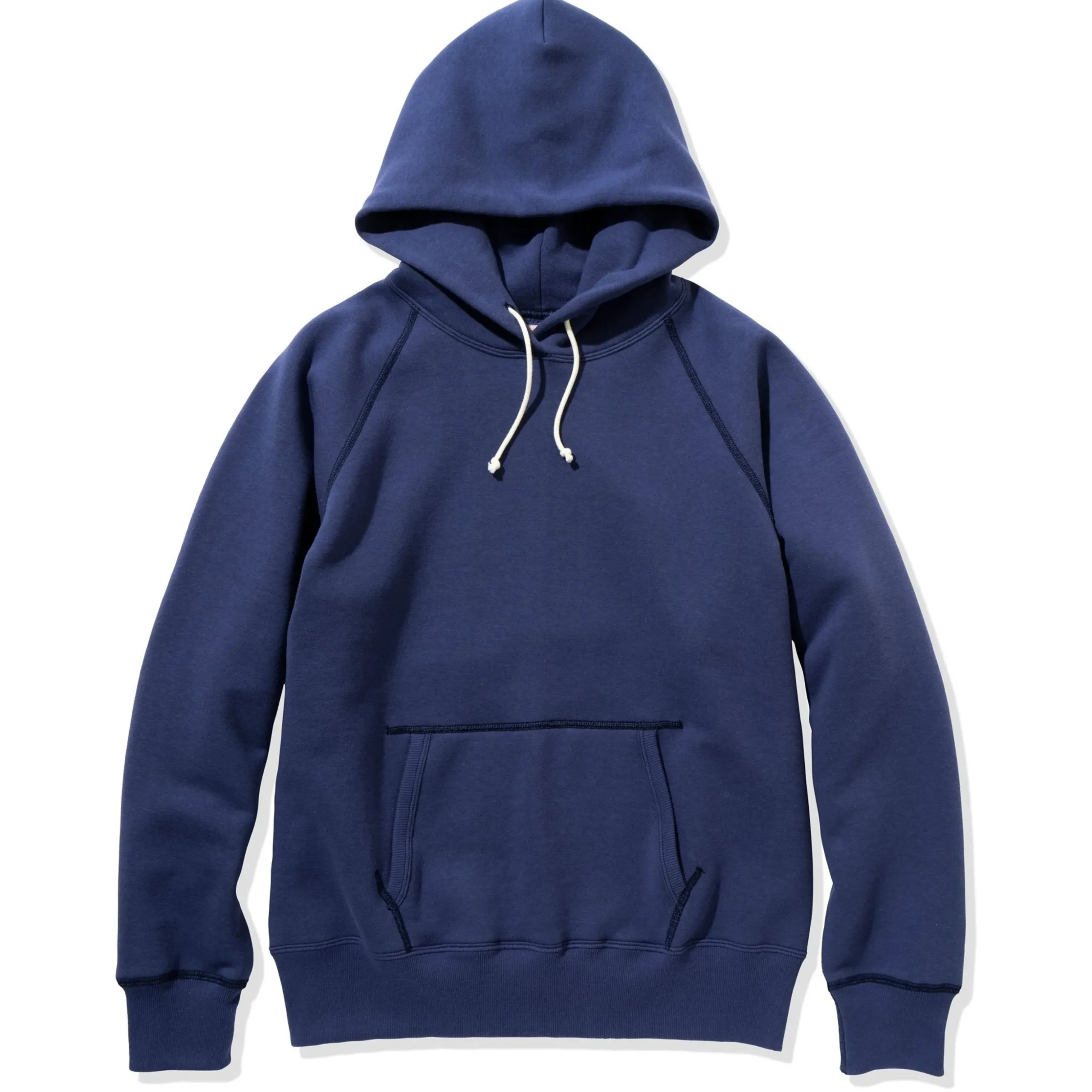 Sweatshirts-Joe McCoy 9Oz. Loopwheel Parka 142 Mq Navy