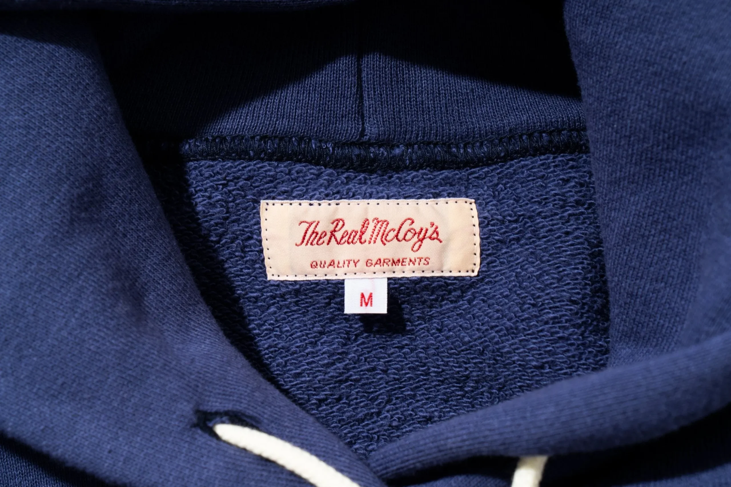 Sweatshirts-Joe McCoy 9Oz. Loopwheel Parka 142 Mq Navy