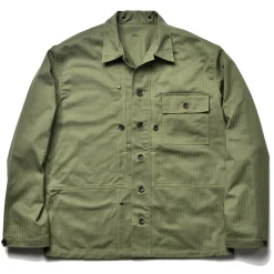 Military-The Real McCoy's P-44 Utility Coat 154 Sage Green