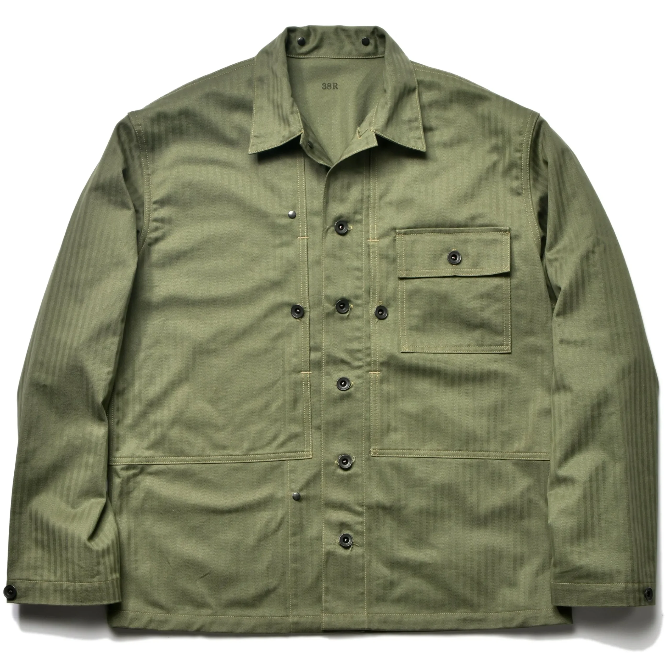 Military-The Real McCoy's P-44 Utility Coat 154 Sage Green