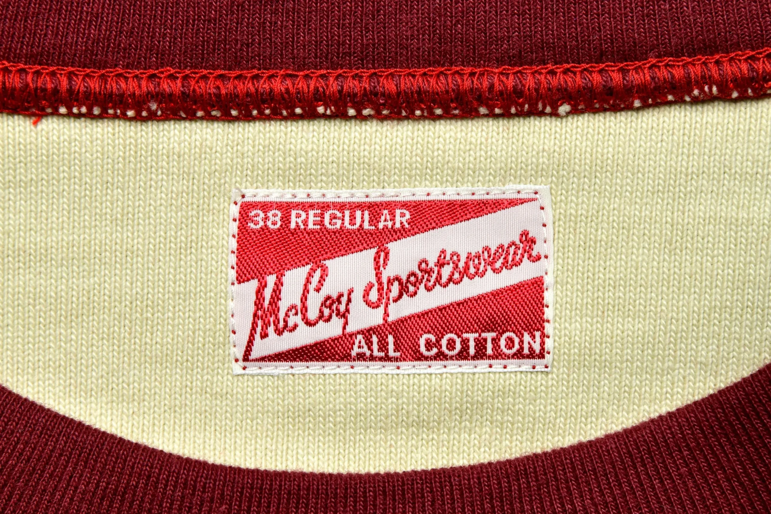 Sweatshirts-Joe McCoy Rayon Athletic Jersey 90 Red