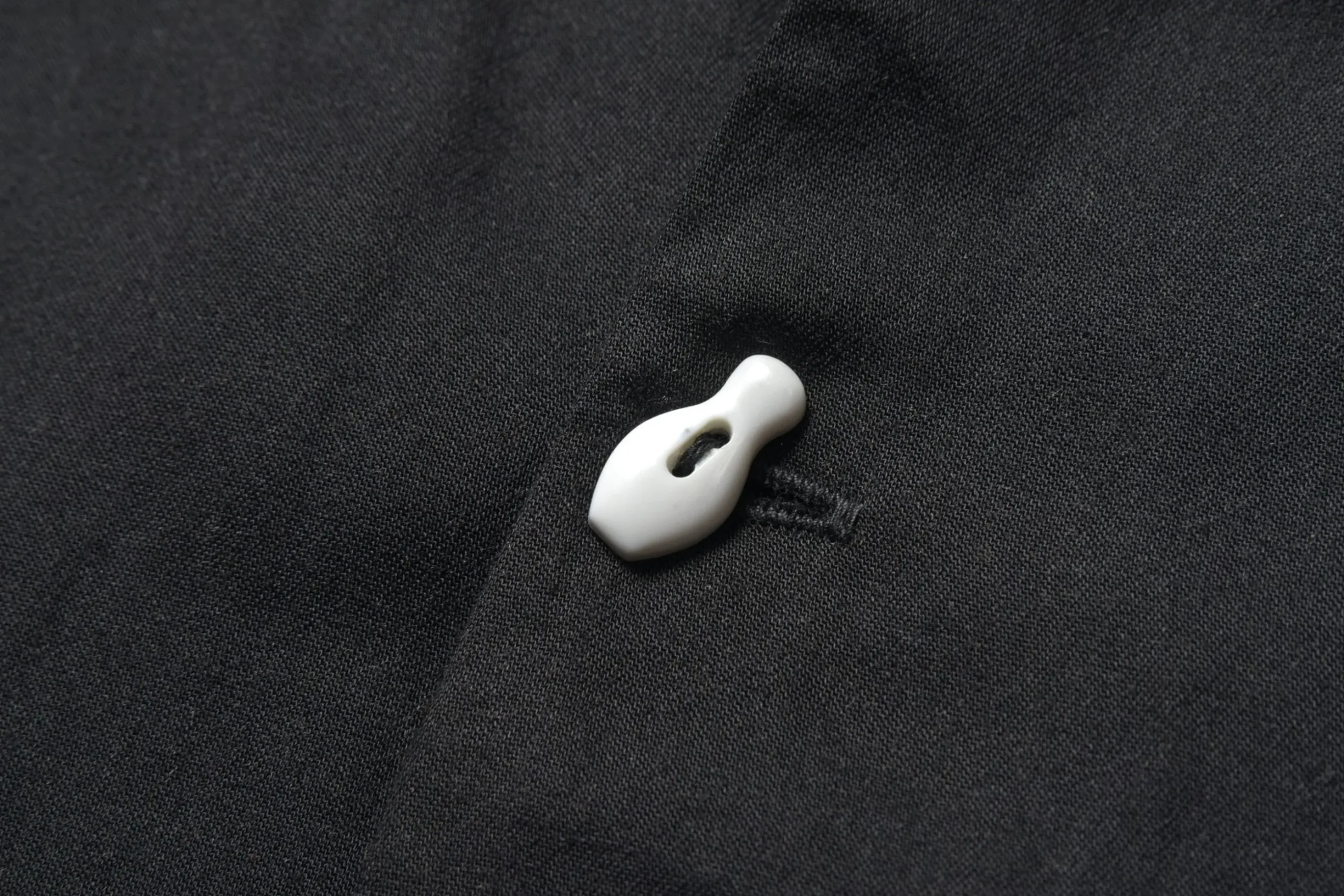 Shirts-Joe McCoy Rayon Bowling Shirt / Jolly Roger 030 Black