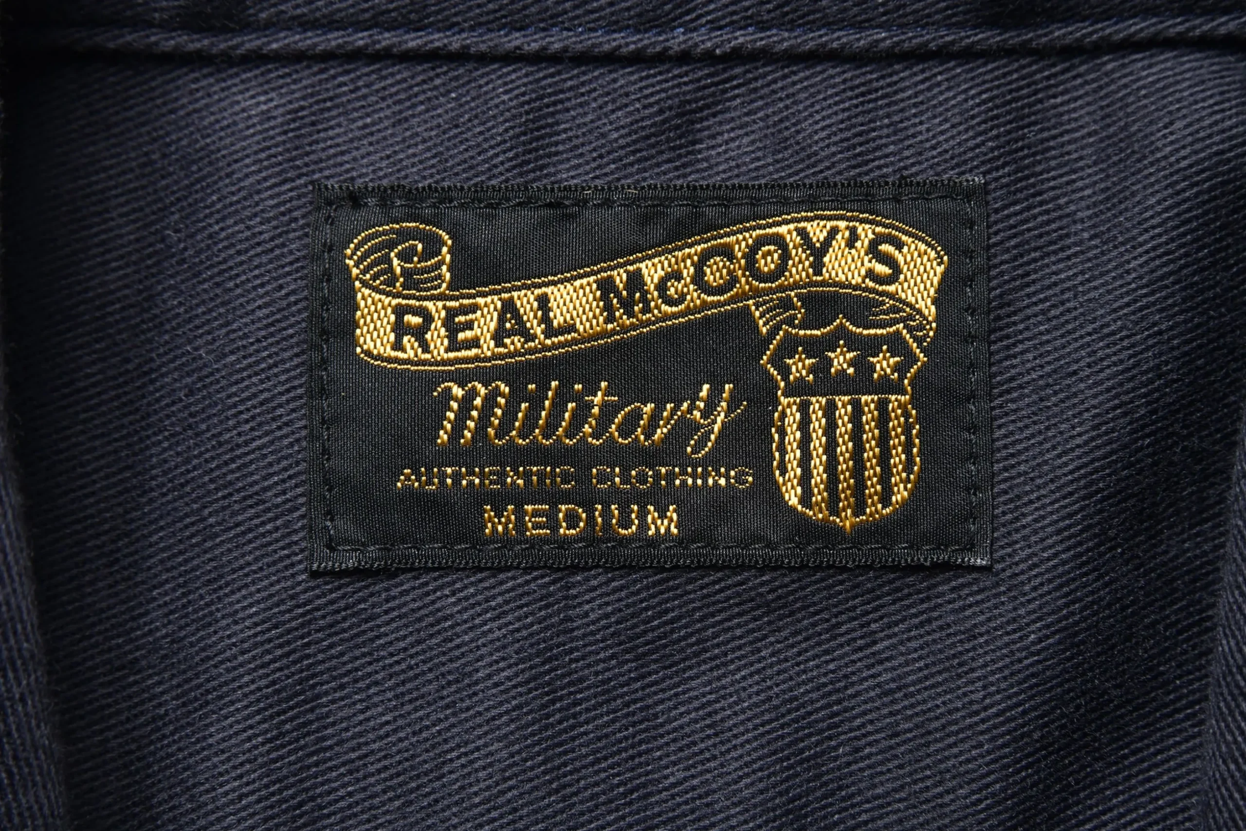 Shirts-The Real McCoy's Rayon Open Collar Shirt / Thunderbirds 140 Navy