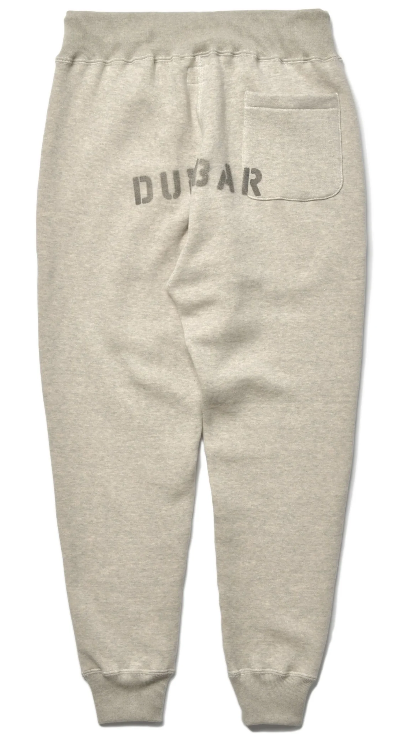 Sweatpants-Joe McCoy Ribbed Sweatpants / Dunbar Stencil 013 Oatmeal
