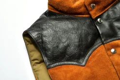Recreation-Joe McCoy Roughout Down Vest 053 Raw Sienna