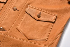 Leather-Joe McCoy 30'S Sports Jacket / Dillinger Brown