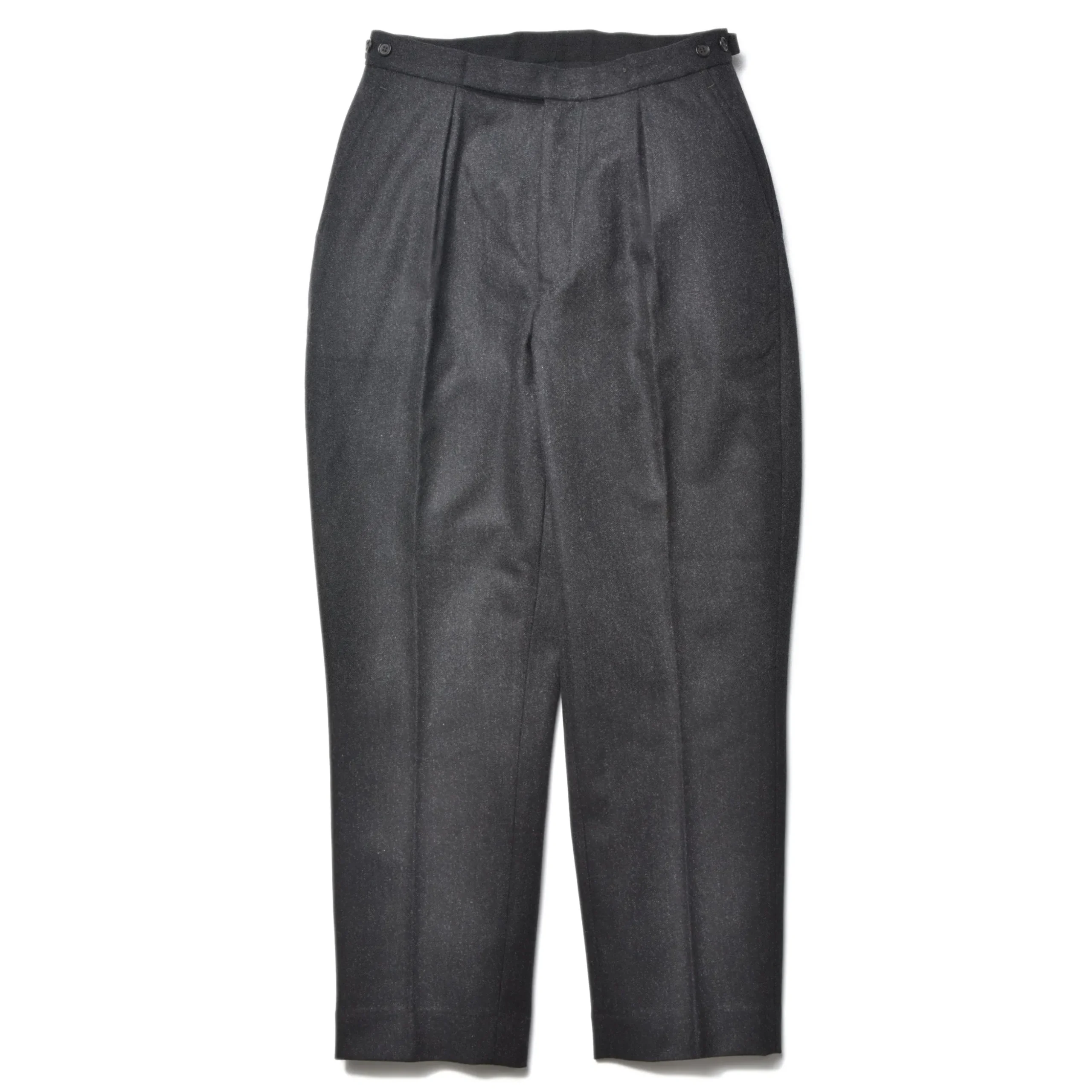 Pants-Joe McCoy 1950S Wool Trousers / Charcoal