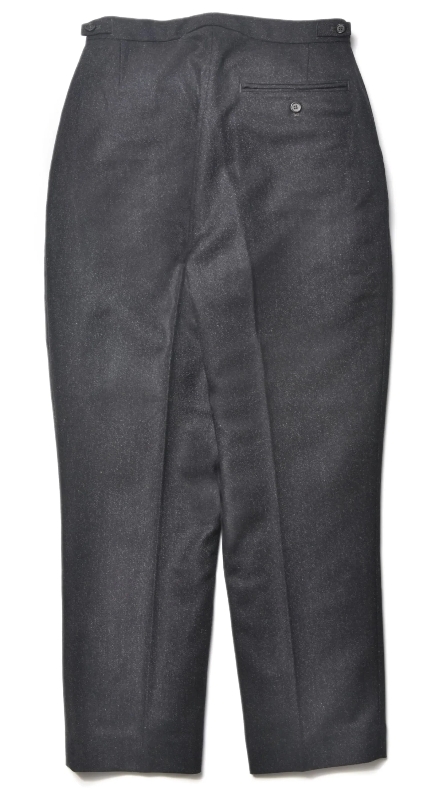Pants-Joe McCoy 1950S Wool Trousers / Charcoal