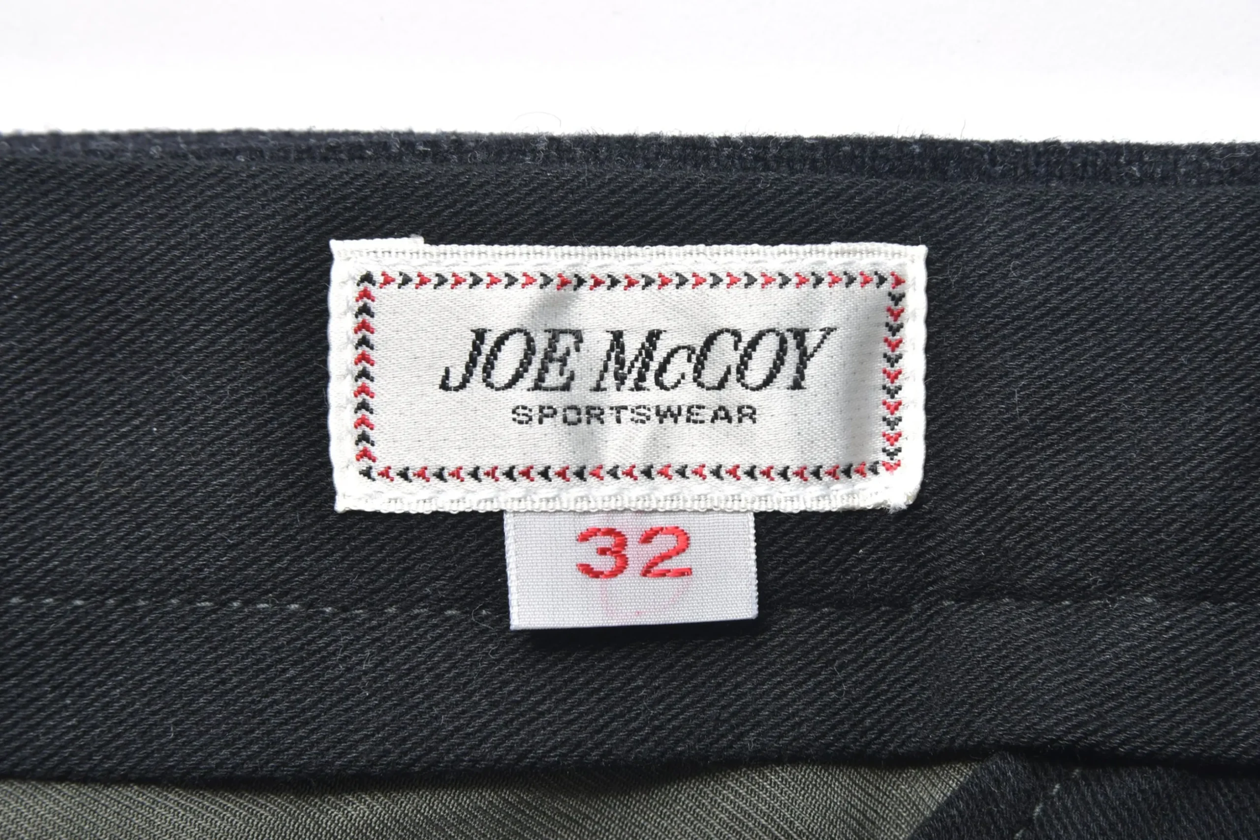 Pants-Joe McCoy 1950S Wool Trousers / Charcoal