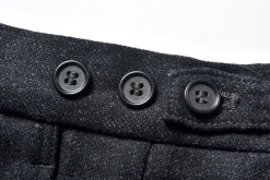 Pants-Joe McCoy 1950S Wool Trousers / Charcoal