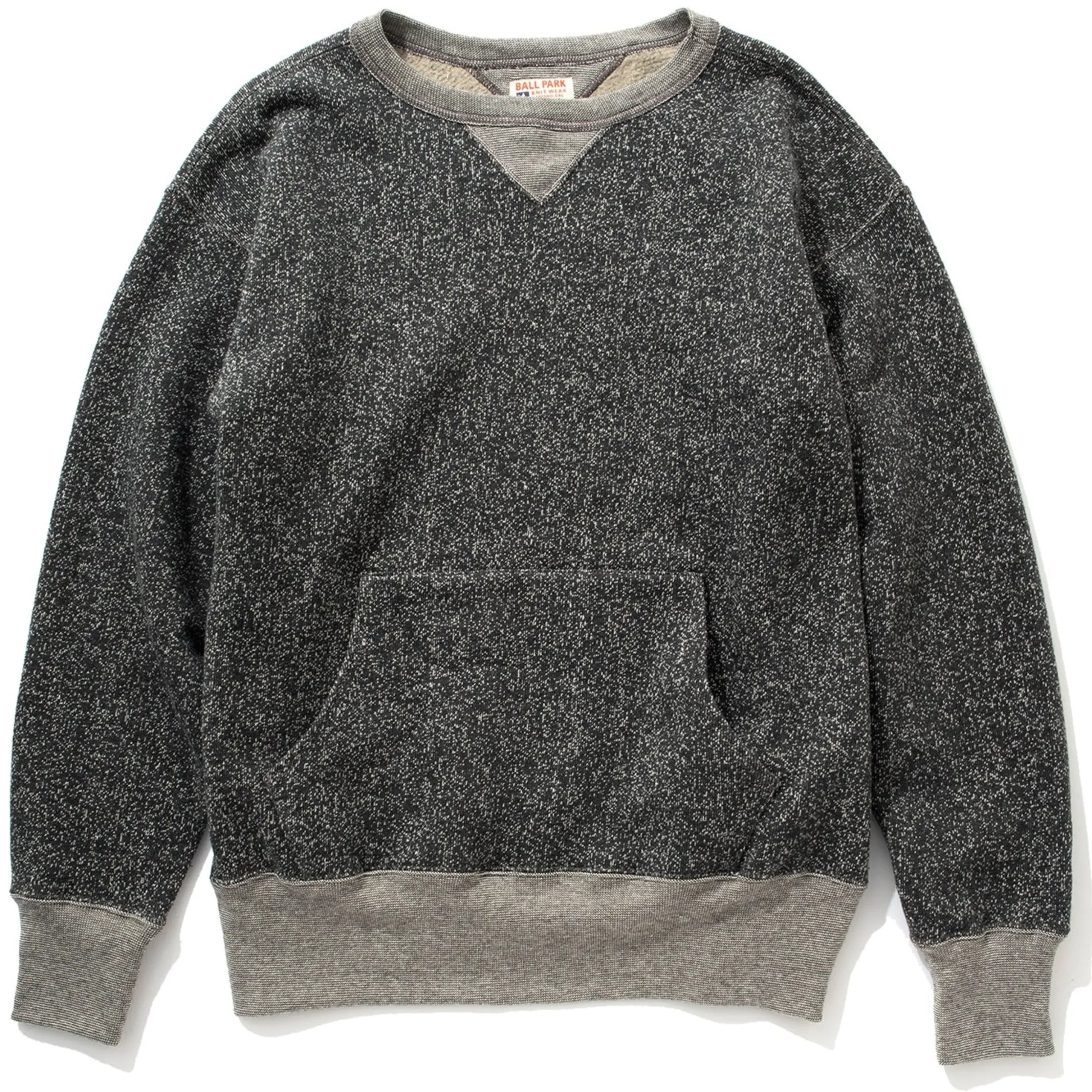 Sweatshirts-Joe McCoy Salt & Pepper Crewneck Sweatshirt 026 Grey