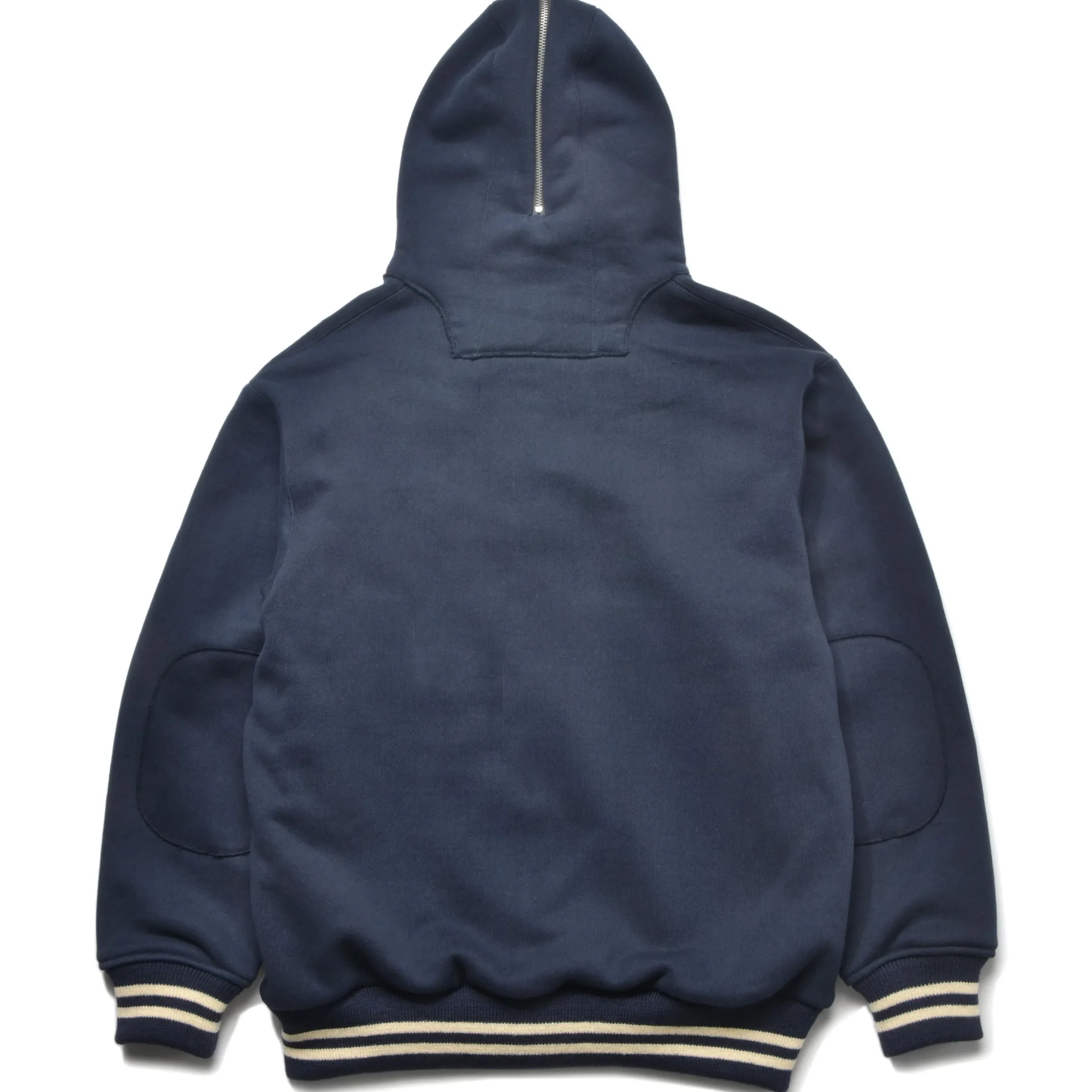 Sweatshirts-Joe McCoy Snap Button Hooded Sweatshirt 124 Midnight Blue