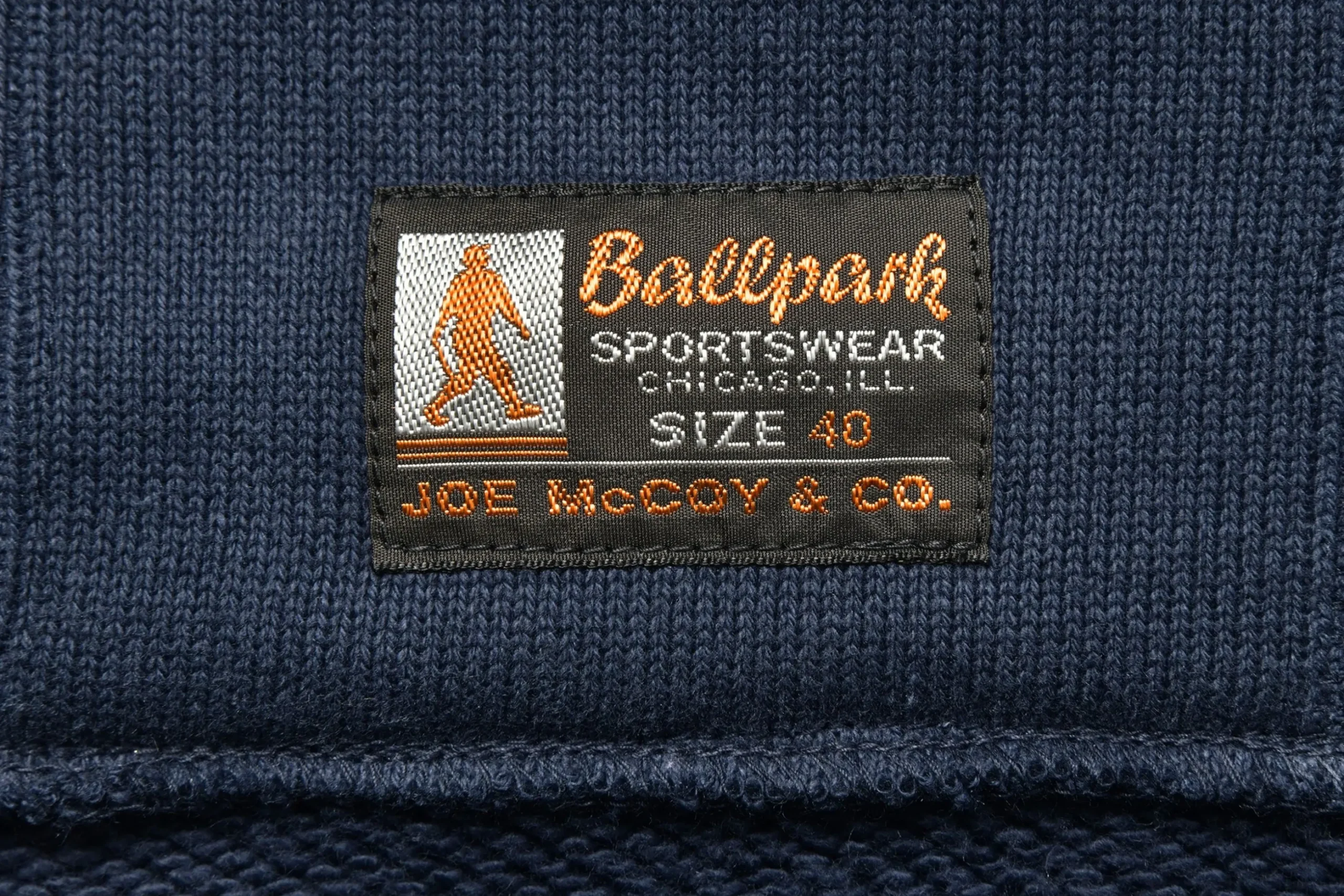 Sweatshirts-Joe McCoy Snap Button Hooded Sweatshirt 124 Midnight Blue