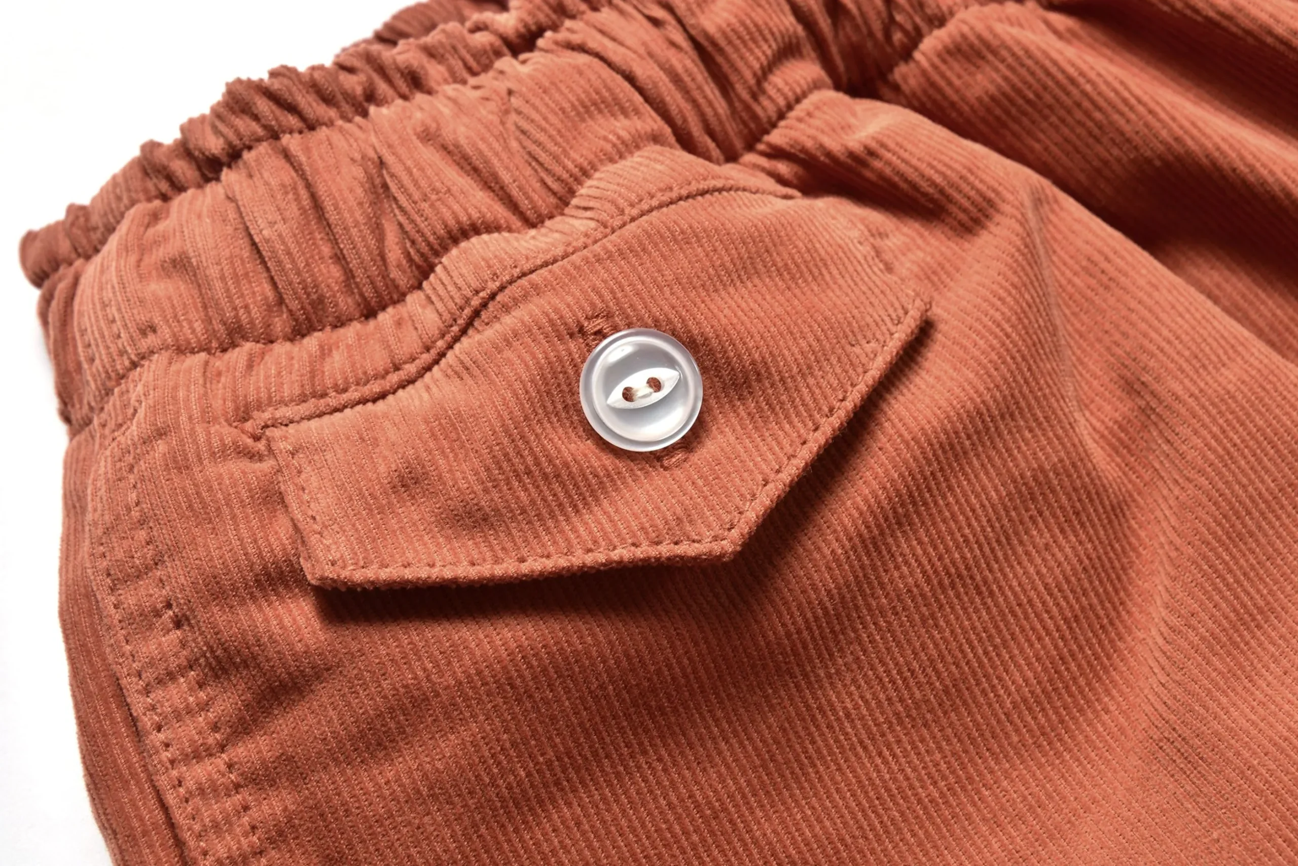 Shorts-Joe McCoy Summer Corduroy Swim Shorts 081 Salmon