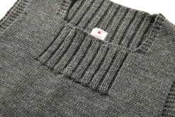 Knitwear-The Real McCoy's Sweater, Sleeveless Grey