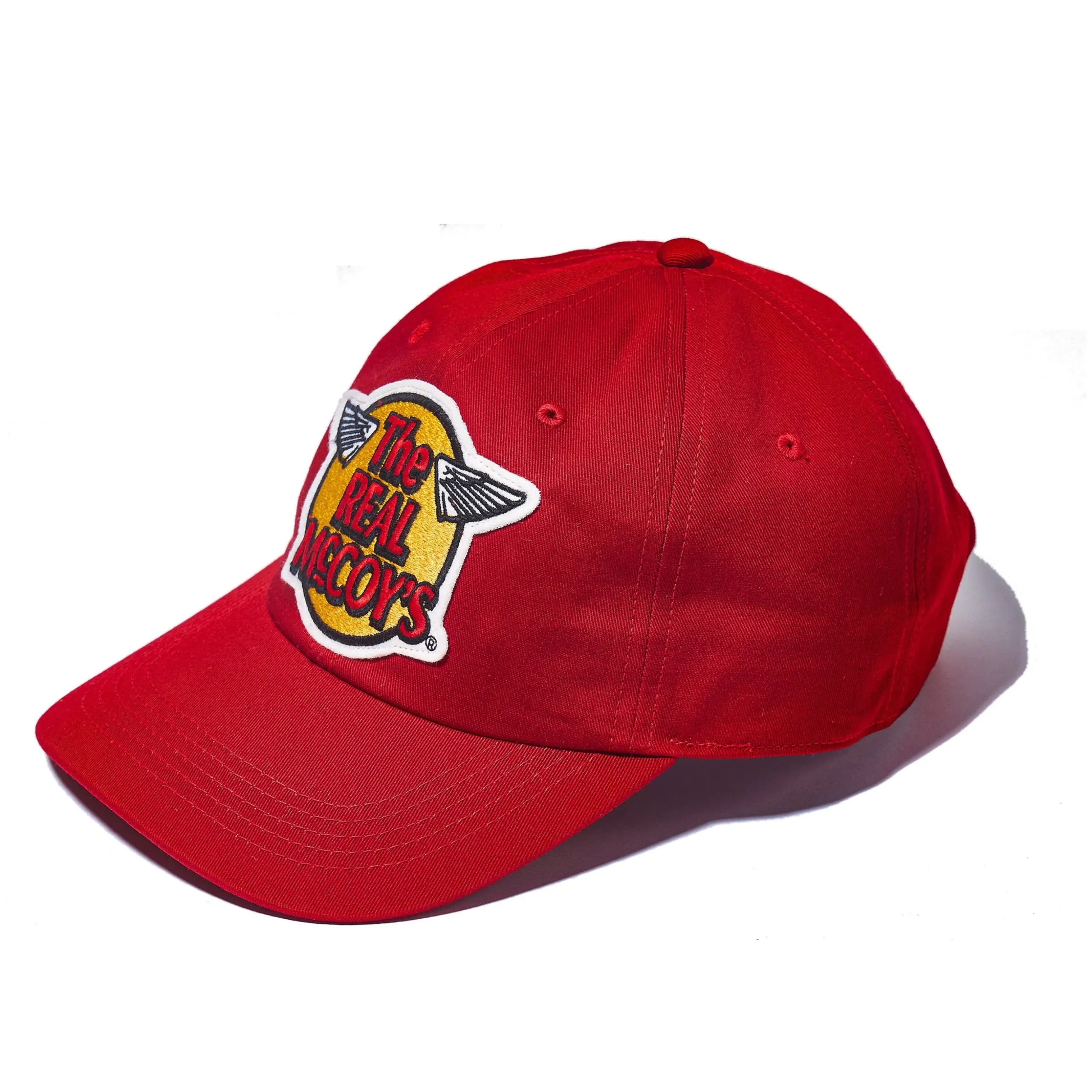 Hats-The Real McCoy's Logo Baseball Cap 090 Red