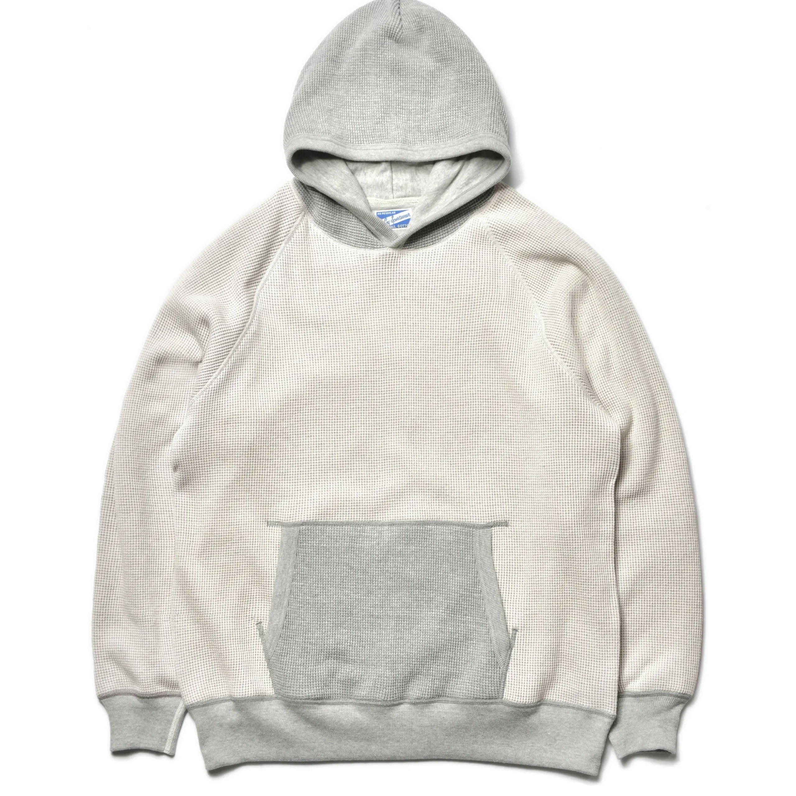 Sweatshirts-Joe McCoy Thermal Sweatshirt (Two-Tone) 020 Gray