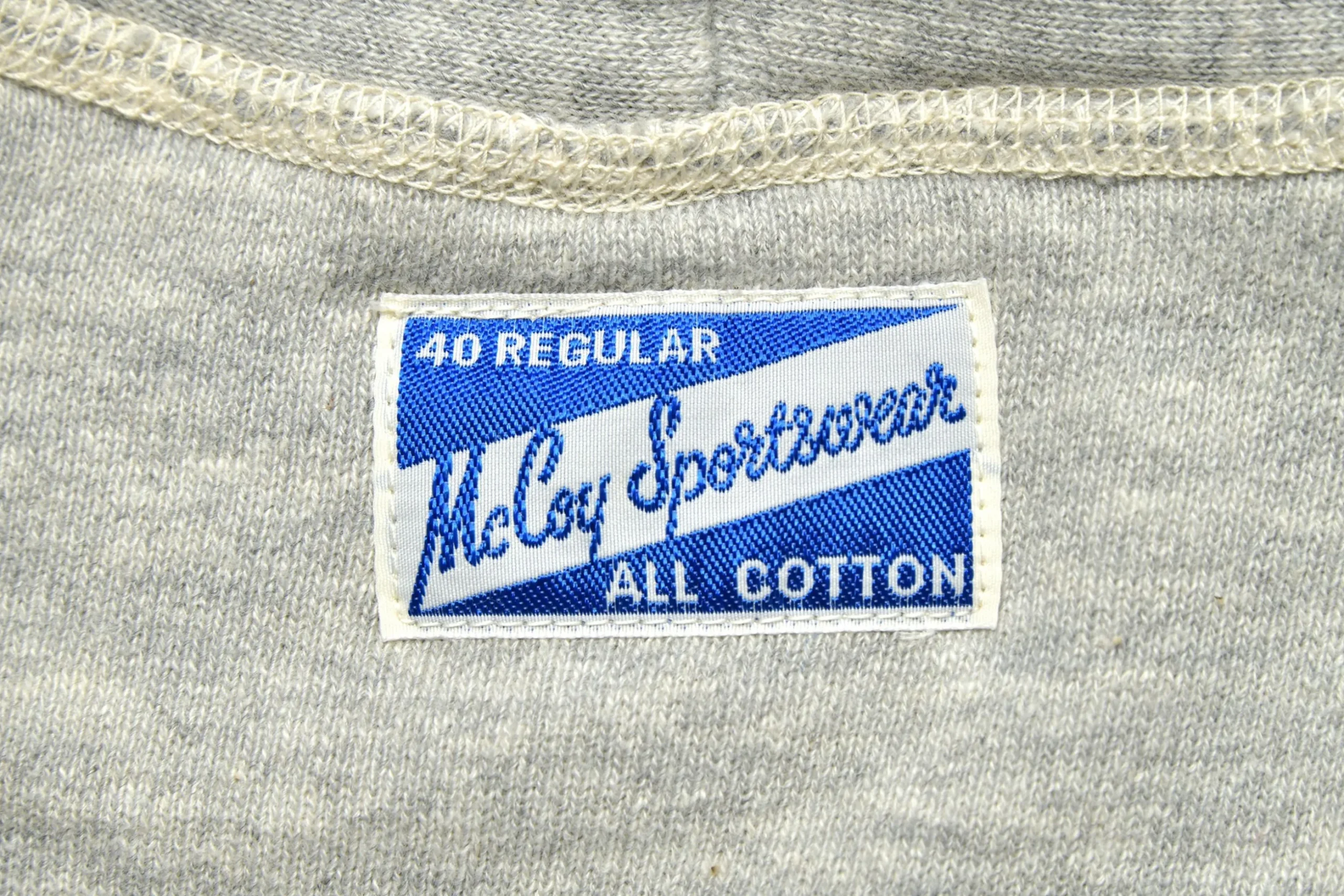 Sweatshirts-Joe McCoy Thermal Sweatshirt (Two-Tone) 020 Gray