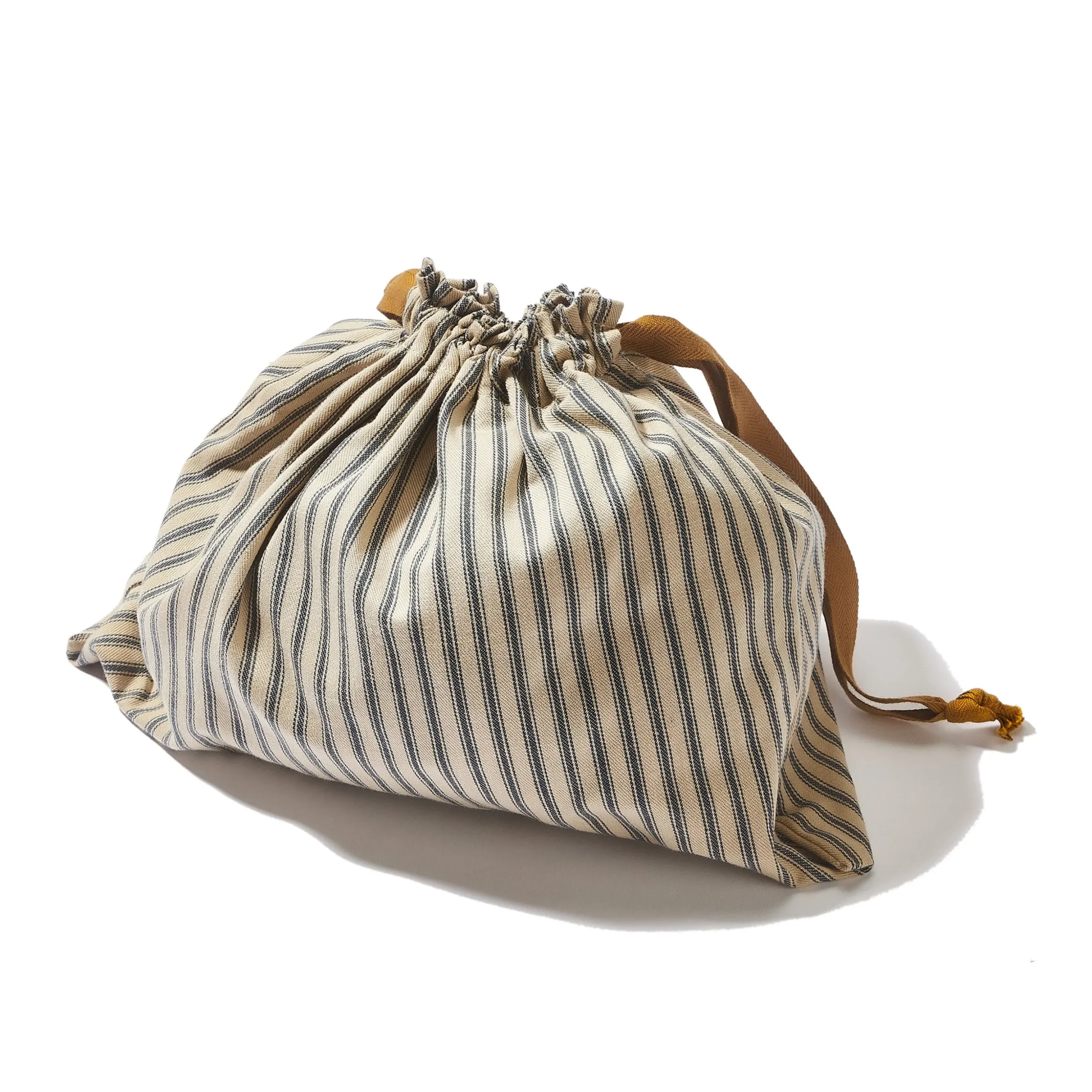 Bags-The Real McCoy's Ticking Stripe Apron Bag 012 Ecru