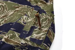 Military-The Real McCoy's Tiger Camouflage Parka / Tadpole Green