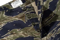 Shorts-The Real McCoy's Tiger Camouflage Shorts / Tadpole Green