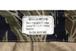 Shorts-The Real McCoy's Tiger Camouflage Shorts / Tadpole Green