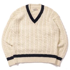 Knitwear-Joe McCoy Tilden Knit Sweater Milk