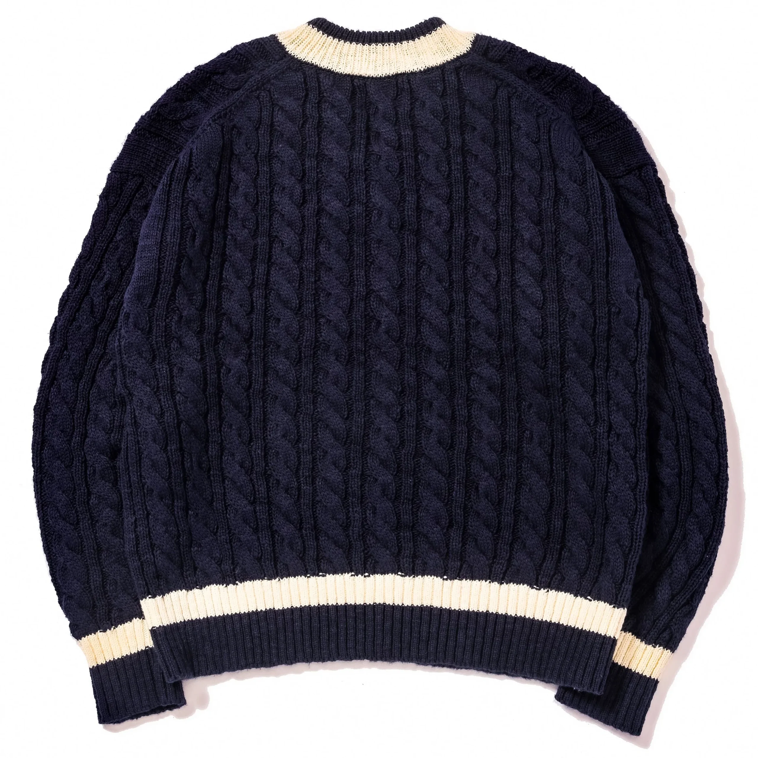 Knitwear-Joe McCoy Tilden Knit Sweater Navy