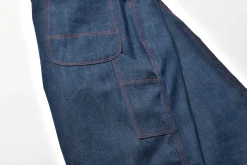 Pants-Joe McCoy Triple-Stitched Denim Work Trousers 141 Indigo