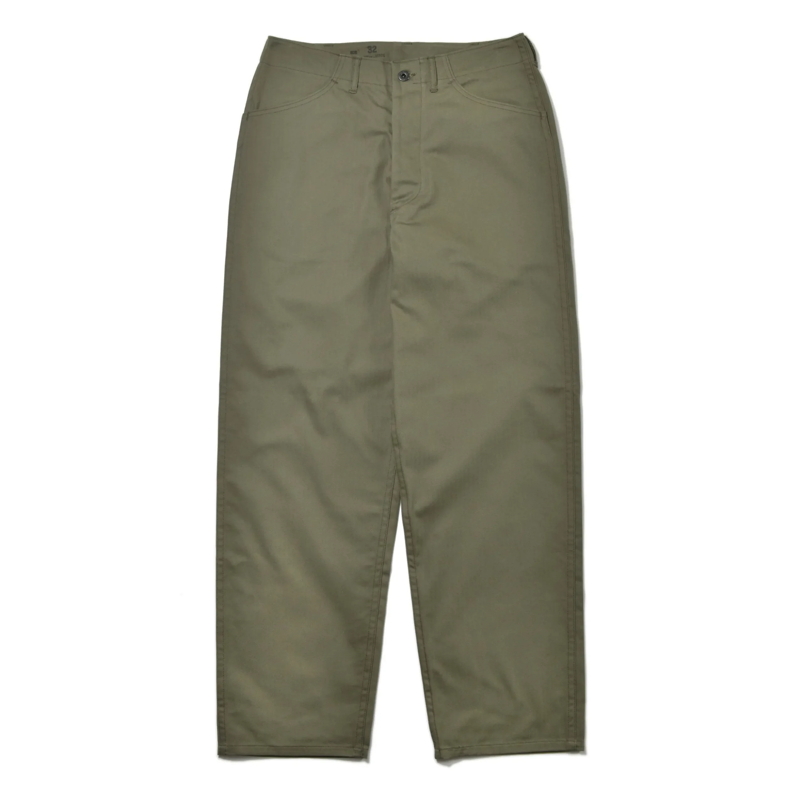 Pants-The Real McCoy's Trousers, Utility N-3 Olive